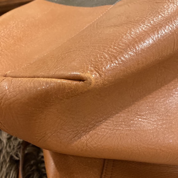 Madewell Paint Stripe Transport Leather Tote - Picture 12 of 15